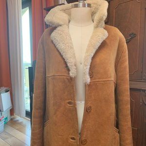 Thor & Edgar Schriwer leather shearling jacket